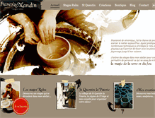 Tablet Screenshot of francoismandin.com